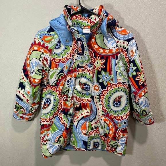 Hanna Andersson paisley print coat - Picture 1 of 7